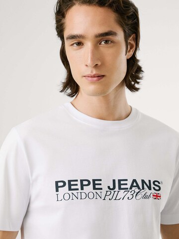 T-Shirt Pepe Jeans en blanc