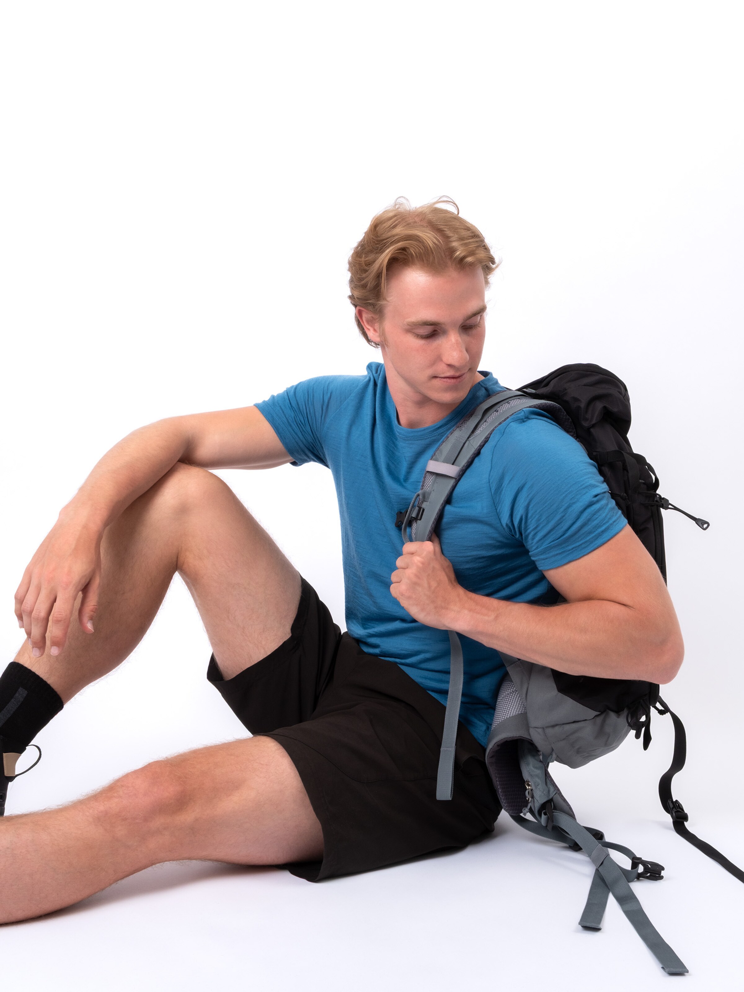 Occulto Functioneel shirt '100 Merino Montreal' in Blauw