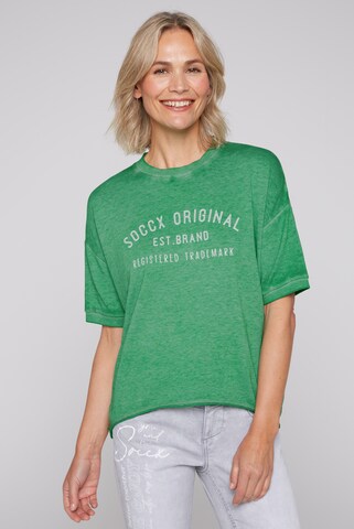 Soccx Sweatshirt in Green: front