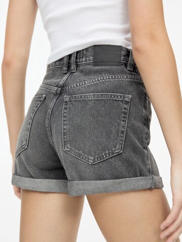 Pull&Bear Normální Džíny – šedá