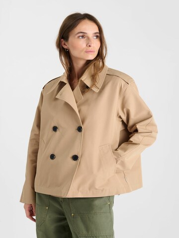 Veste mi-saison 'Lluvia' Le Temps Des Cerises en beige : devant