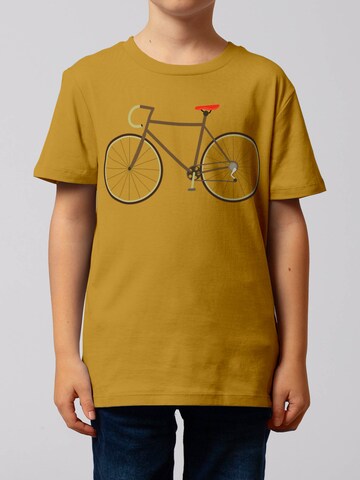 watabout.kids T-Shirt 'Fahrrad' in Gelb