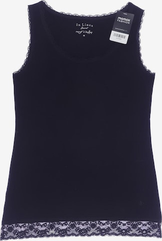 IN LINEA Top S in Schwarz: Vorderseite