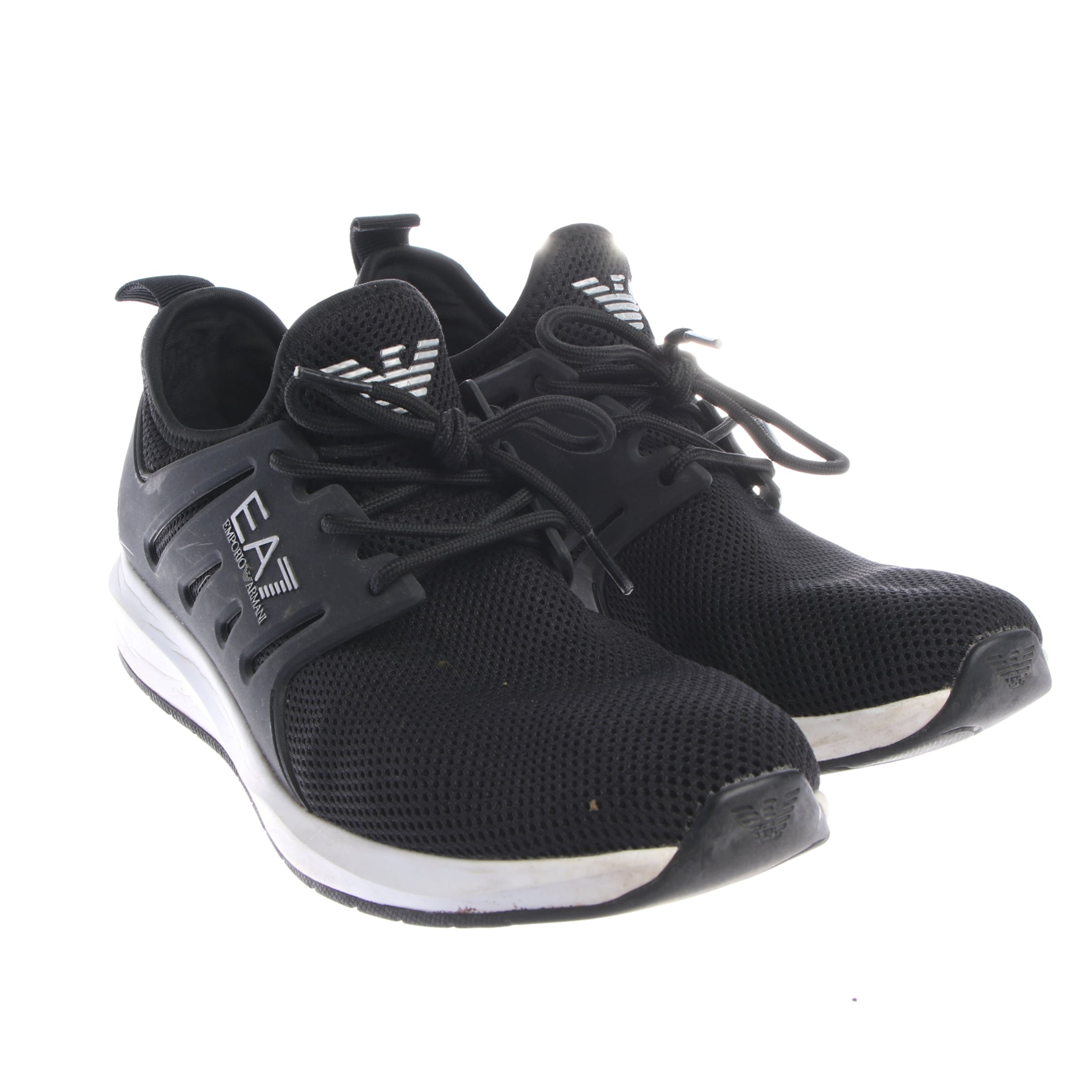 Emporio Armani Turnschuhe / Sneaker 38,5 in Schwarz: Vorderseite