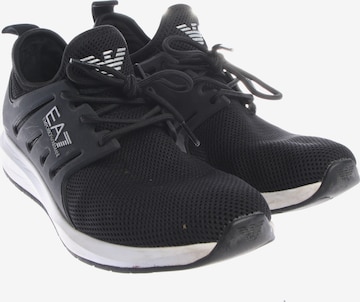 Emporio Armani Turnschuhe / Sneaker 38,5 in Schwarz: Vorderseite