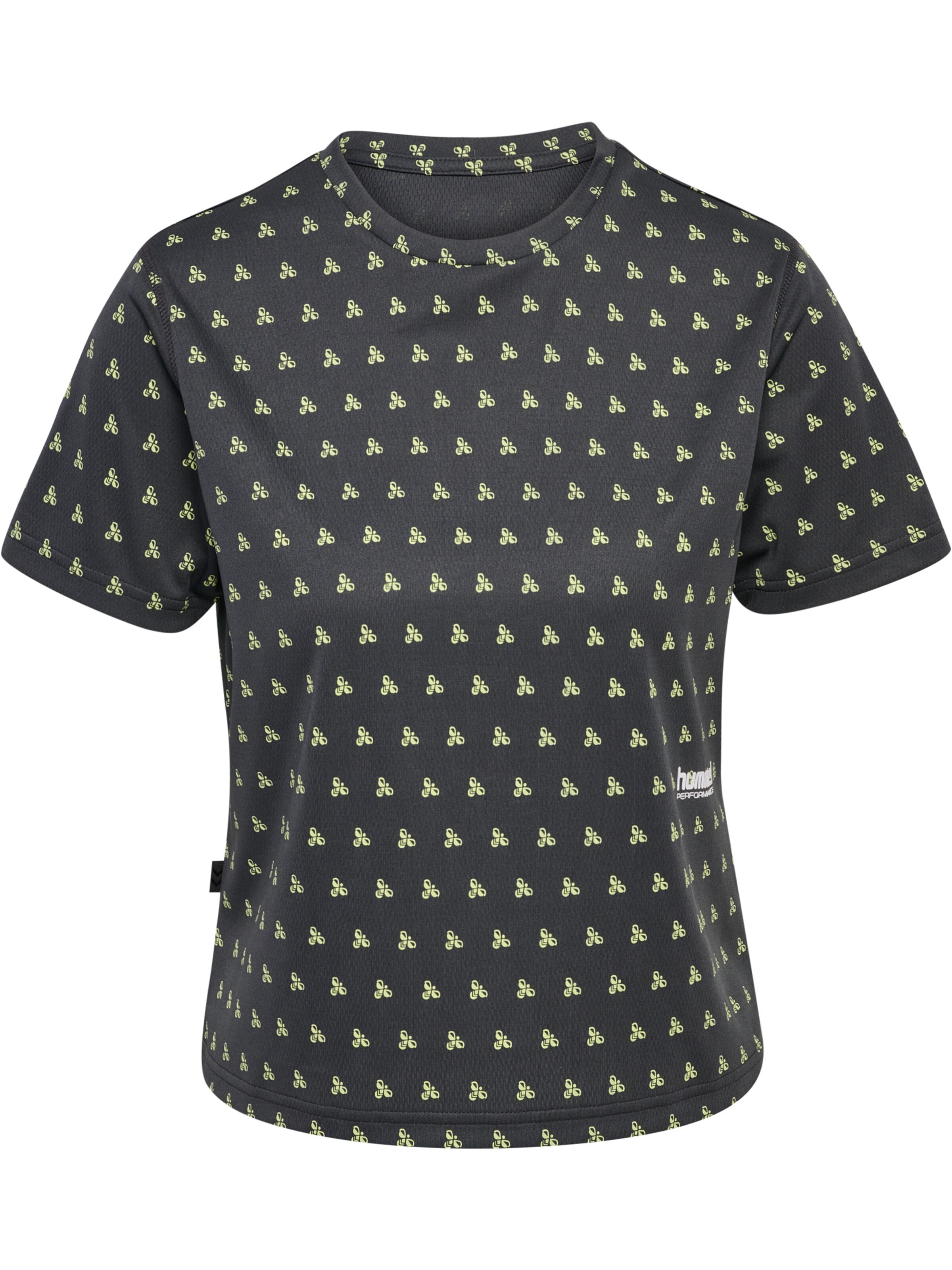 Hummel Functioneel shirt 'Pulse Workout' in de kleur Limoen / Zwart, Productweergave