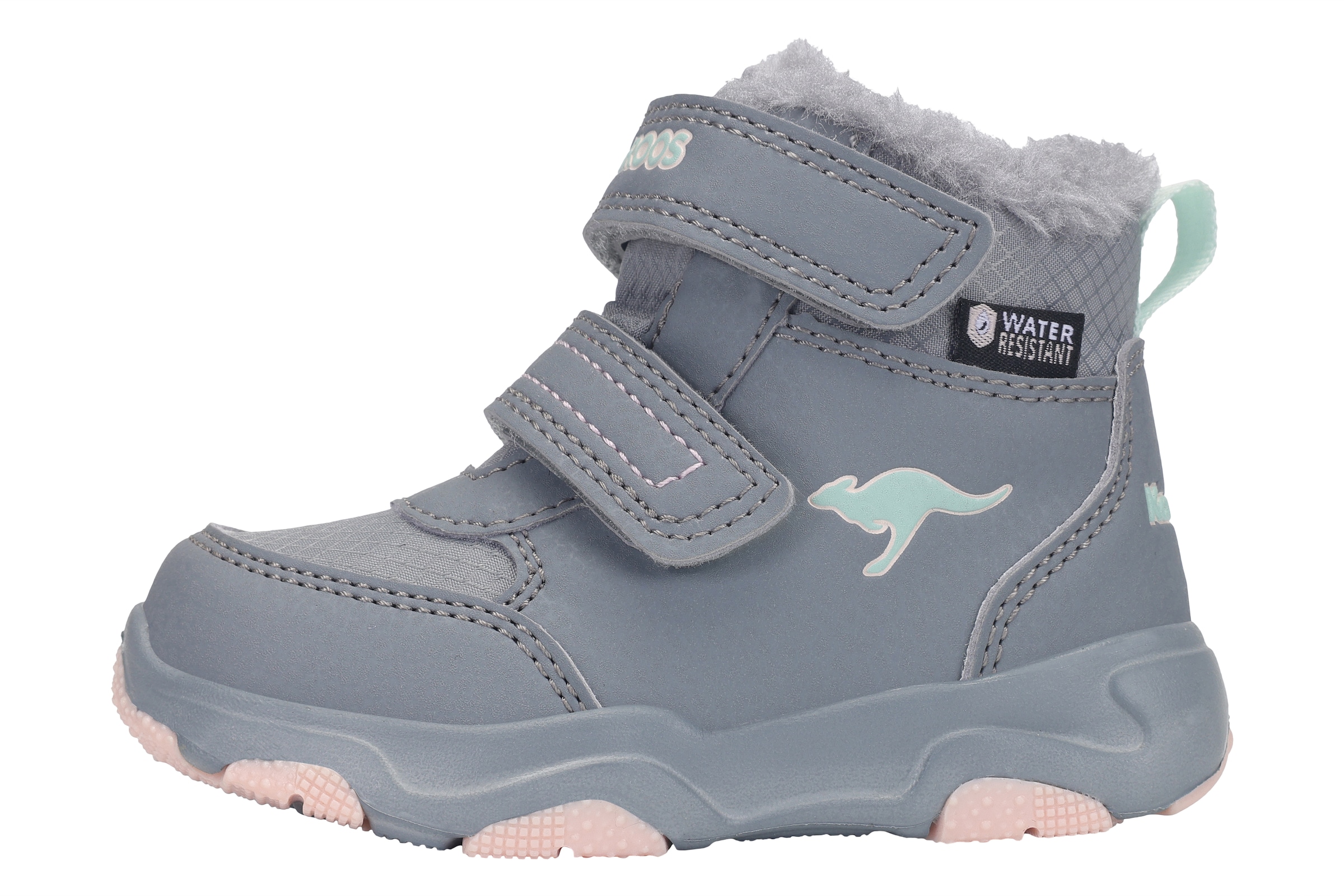 KangaROOS Snow Boots in Grey: front