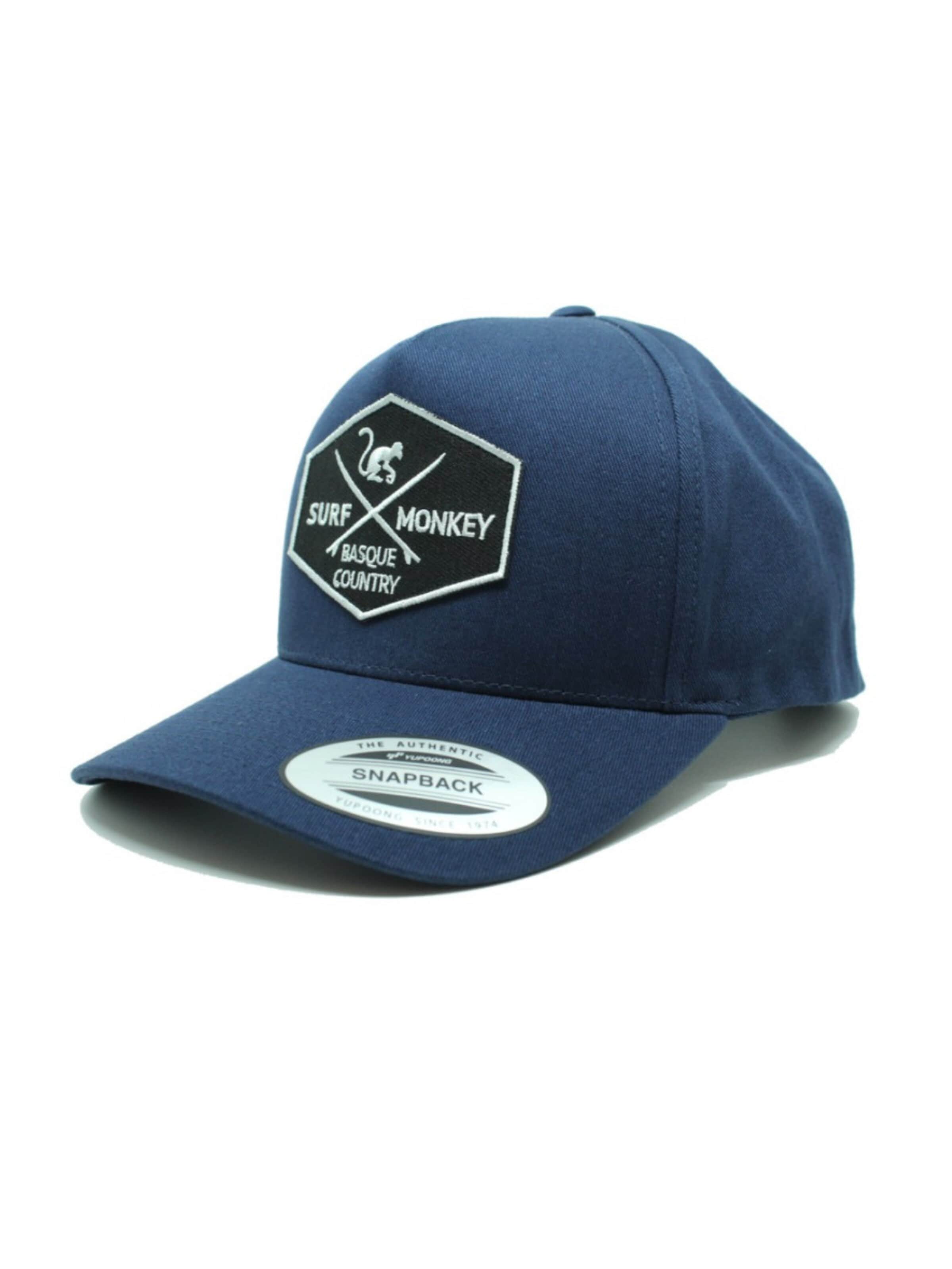 Surf Monkey Sportpet in Blauw: voorkant