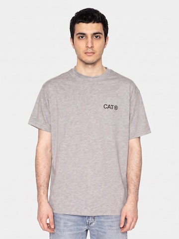 CAT Koszulka 'Legacy T- Shirt Grey' w kolorze szary
