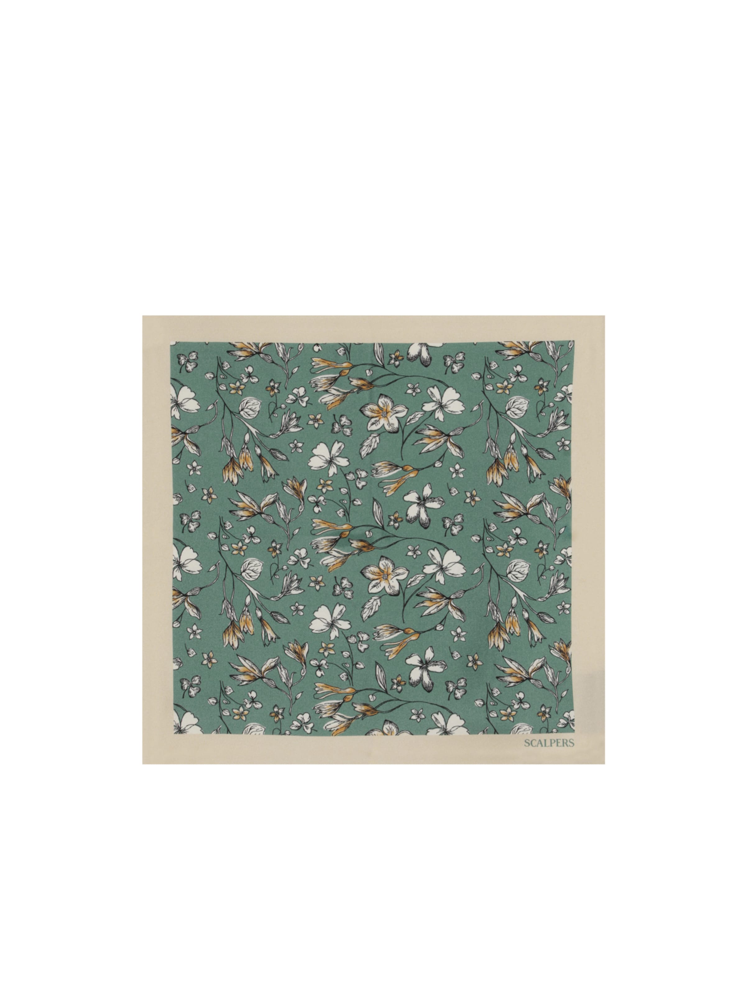 Scalpers Flowers Pochette ' ' in Grün: Vorderseite