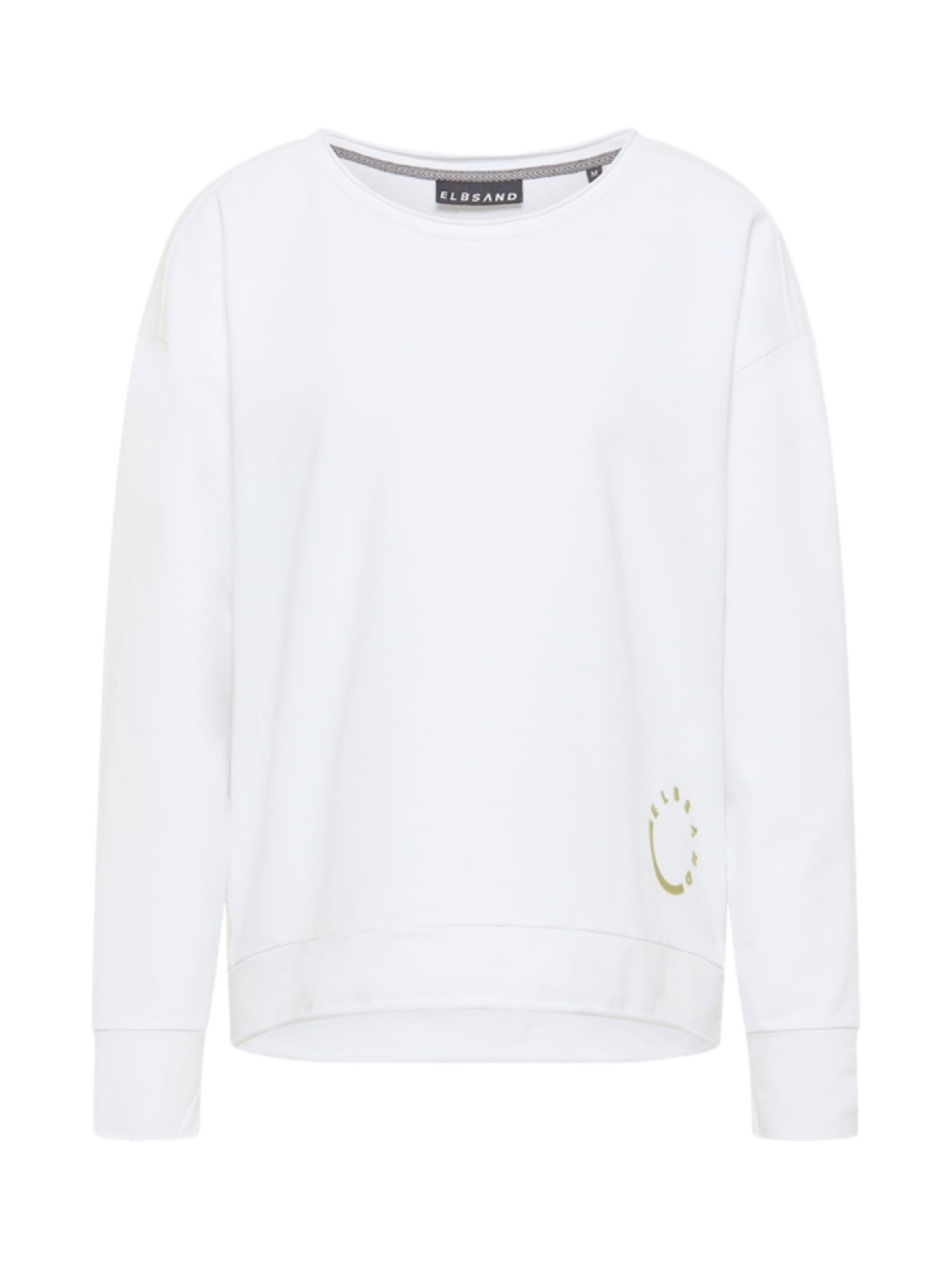 Elbsand Sweatshirt 'Ritva' in Wit: voorkant