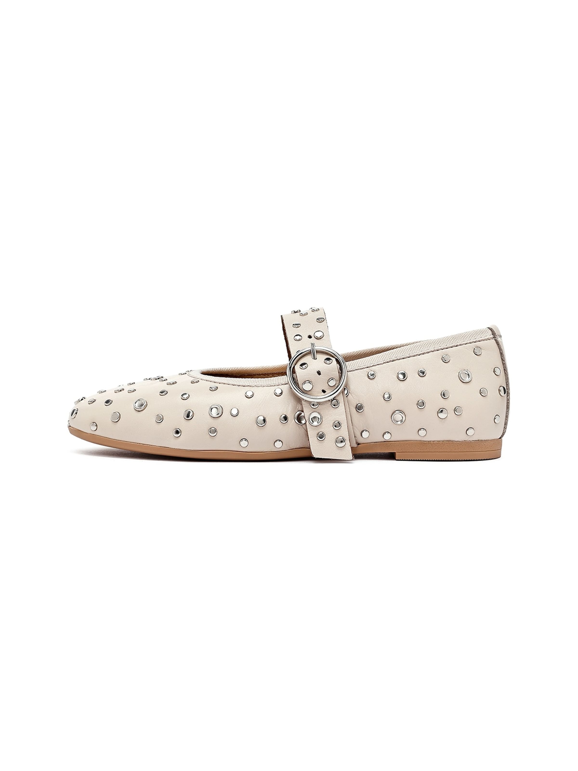 Ballerines Derimod en beige : devant