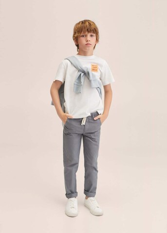 MANGO KIDS Regular Pants 'Haiku' in Grey