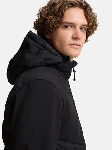 TOM TAILOR DENIM Jacke in Schwarz