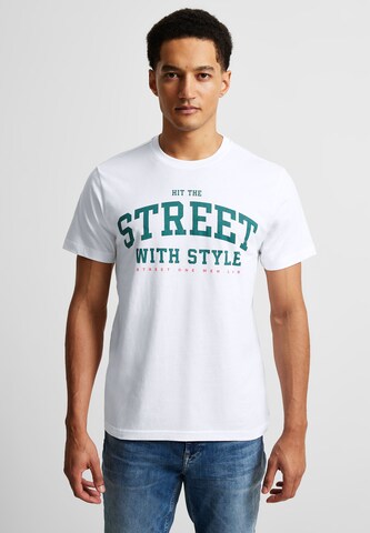 Street One MEN Shirt in Weiß: predná strana