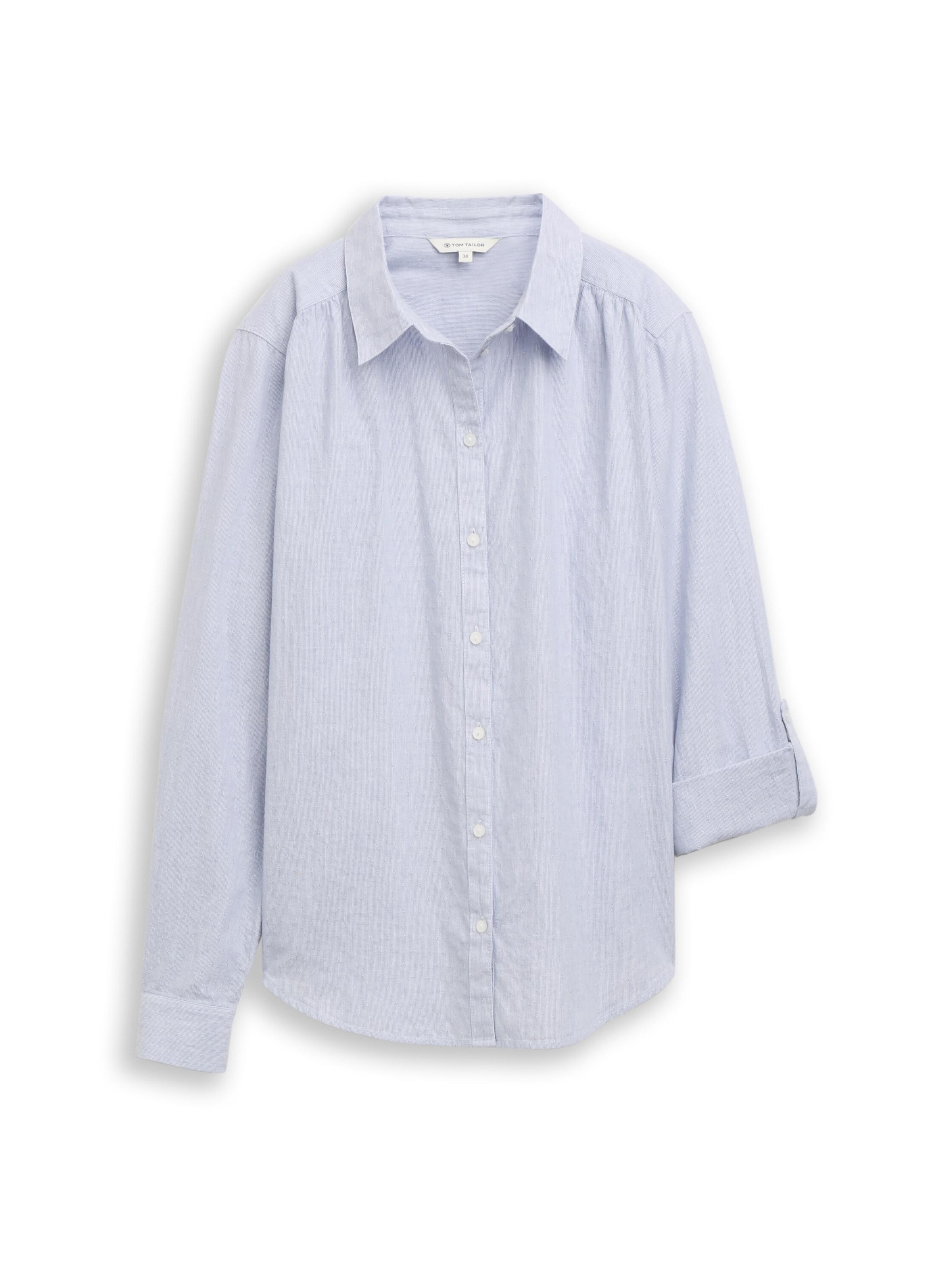 TOM TAILOR - Blusa en azul: frente