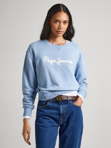 Pepe Jeans Sweatshirt 'NANETTE' i blå: framsida