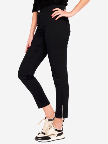 LolaLiza Slimfit Spodnie w kolorze czarny