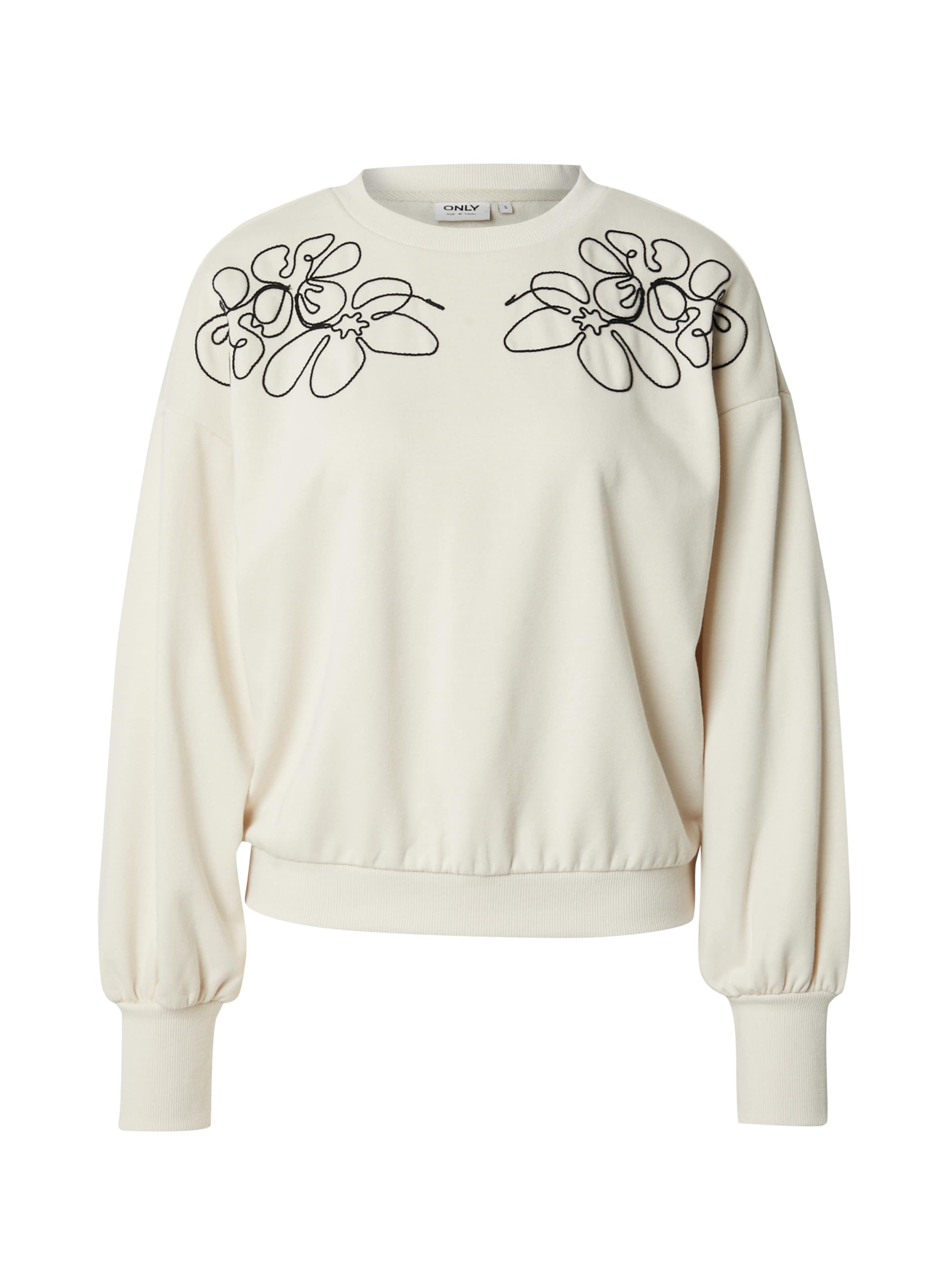 Bluză de molton 'BROOKE' de la ONLY pe bej: față