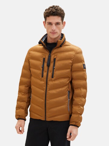 TOM TAILOR Between-season jacket in Brown: front