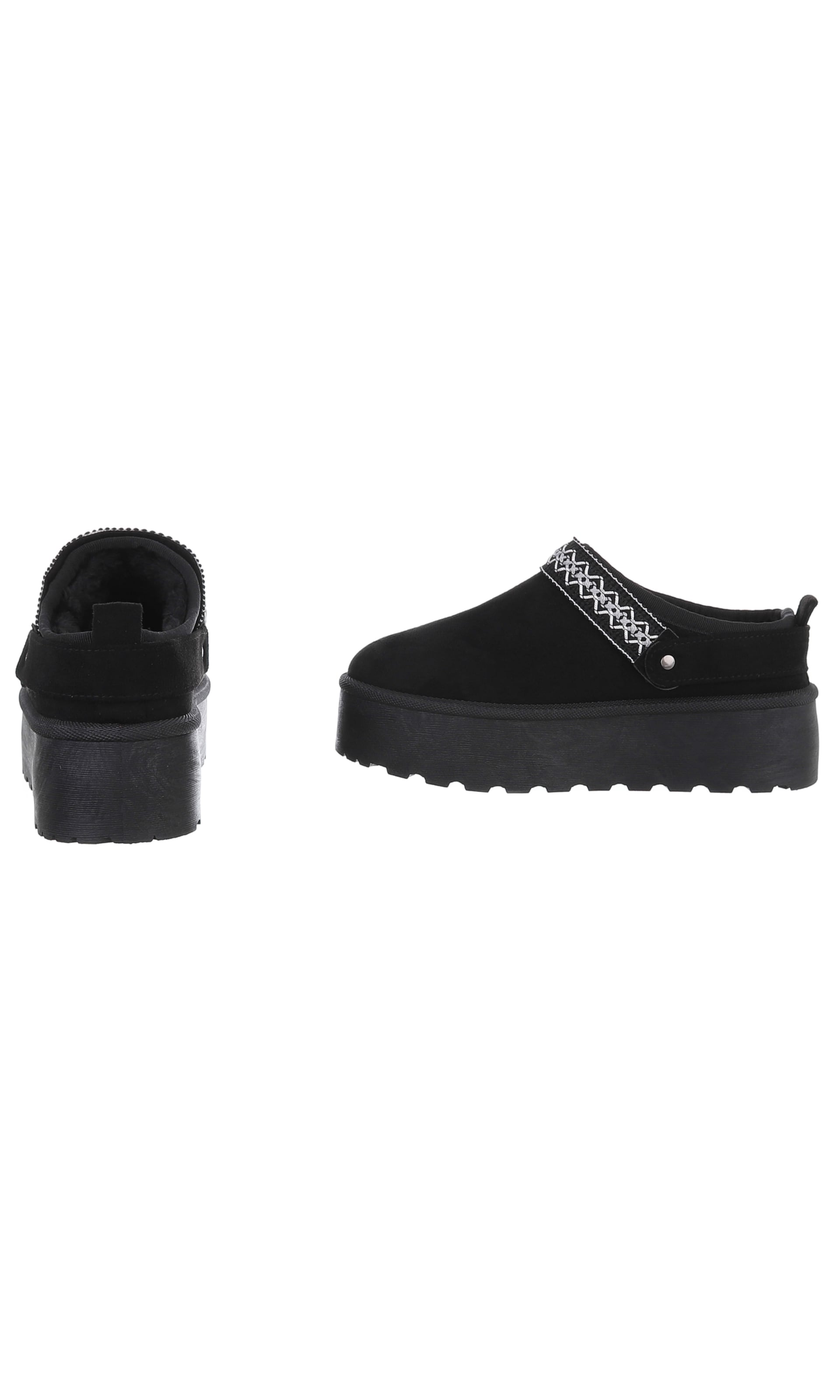 Ital-Design Snow Boots in Black