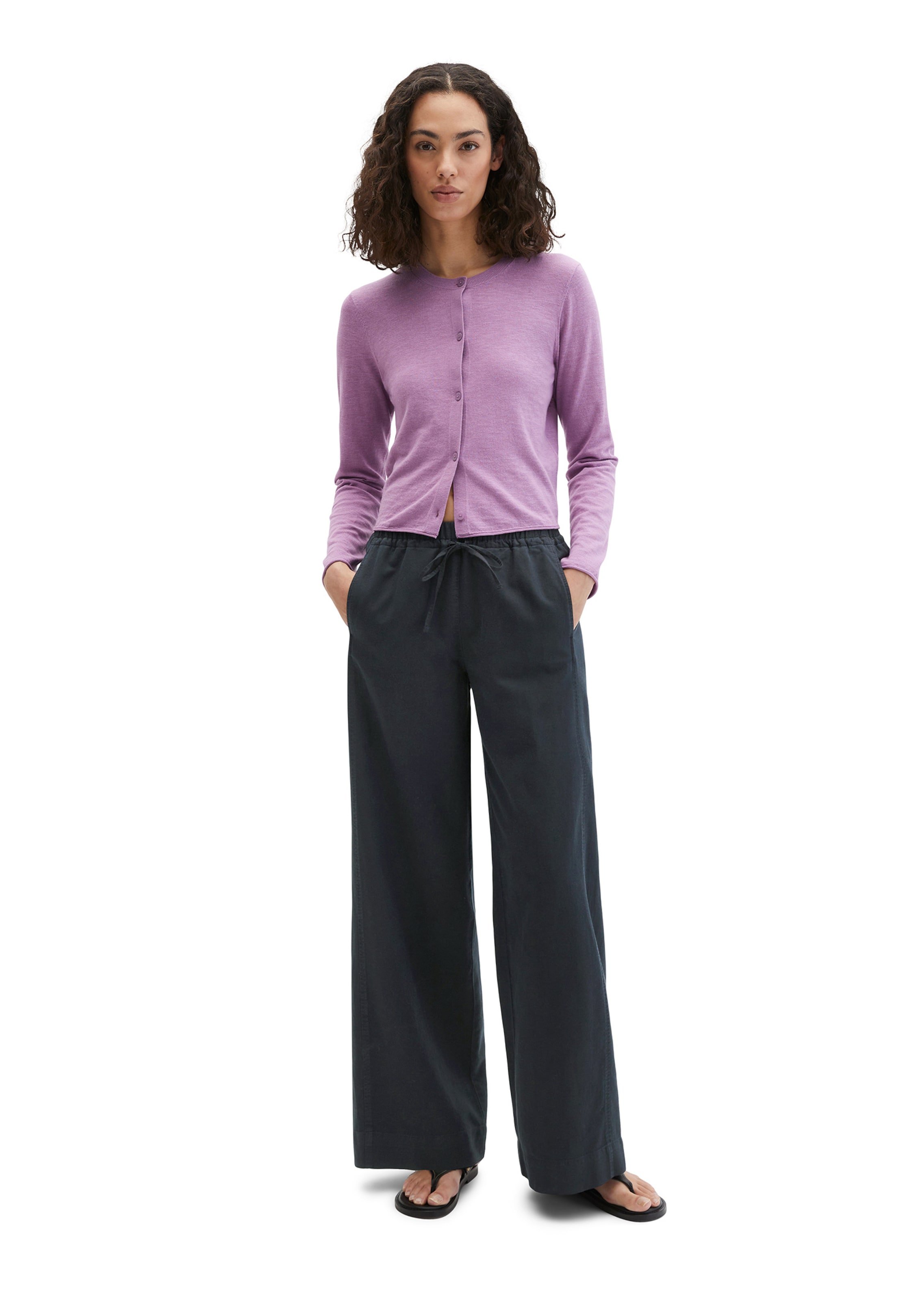 Marc O'Polo Knit cardigan in Purple