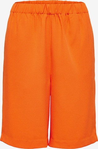 SELECTED FEMME Wide leg Broek 'TINNI' in Oranje: voorkant