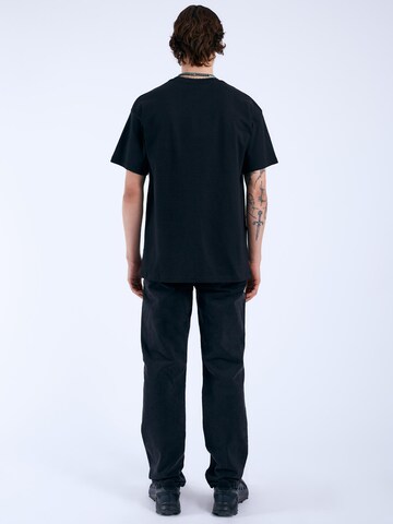 Dr. Denim Shirt 'Trooper Tee'‌ in Schwarz