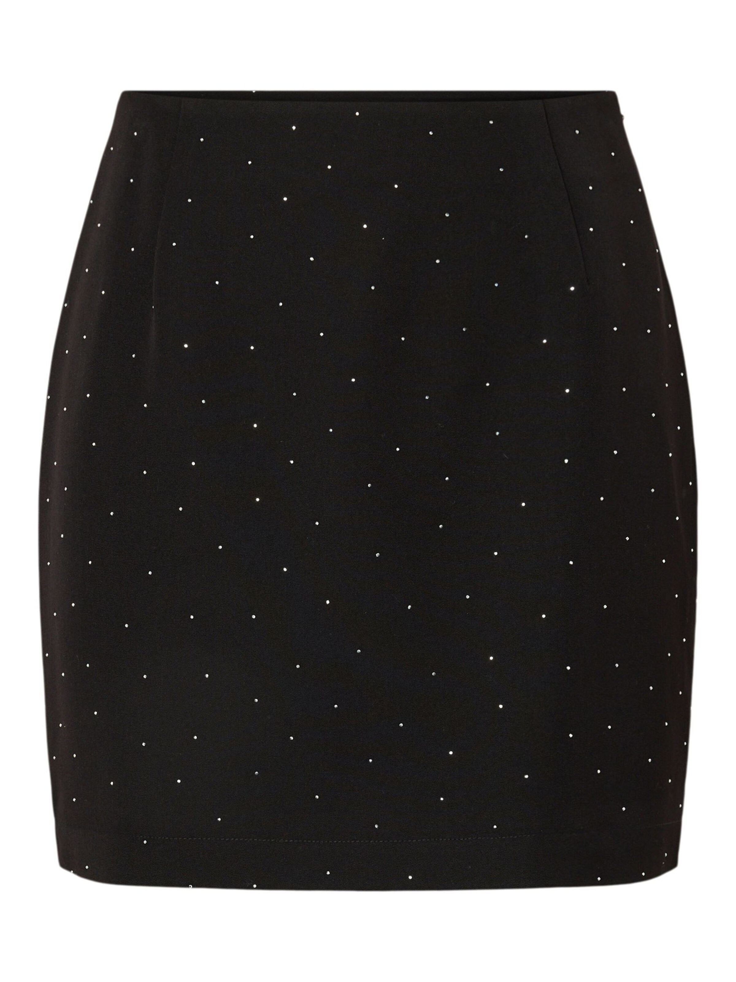 Jupe 'KAMIL' PIECES en noir : devant