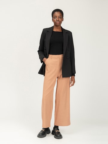 Wide Leg Pantalon Influencer en beige
