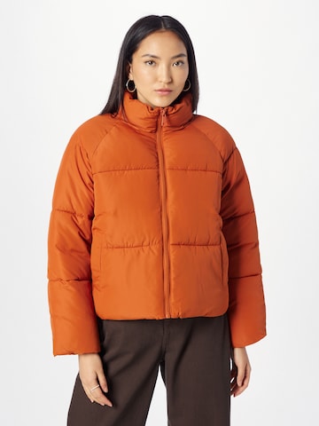 Monki Χειμερινό μπουφάν σε πορτοκαλί: μπροστά