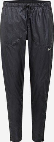 NIKE Regular Workout Pants 'Phenom' in Black: front