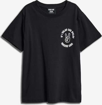 SOMETIME SOON T-shirt 'Crown' i svart: framsida