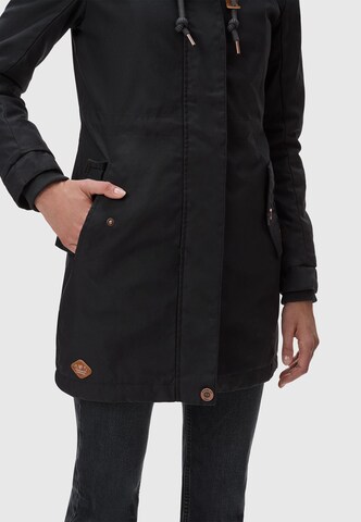 Ragwear Winter parka 'Tawny' in Black