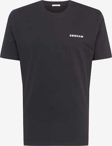 T-Shirt 'DAVIS' DENHAM en noir : devant