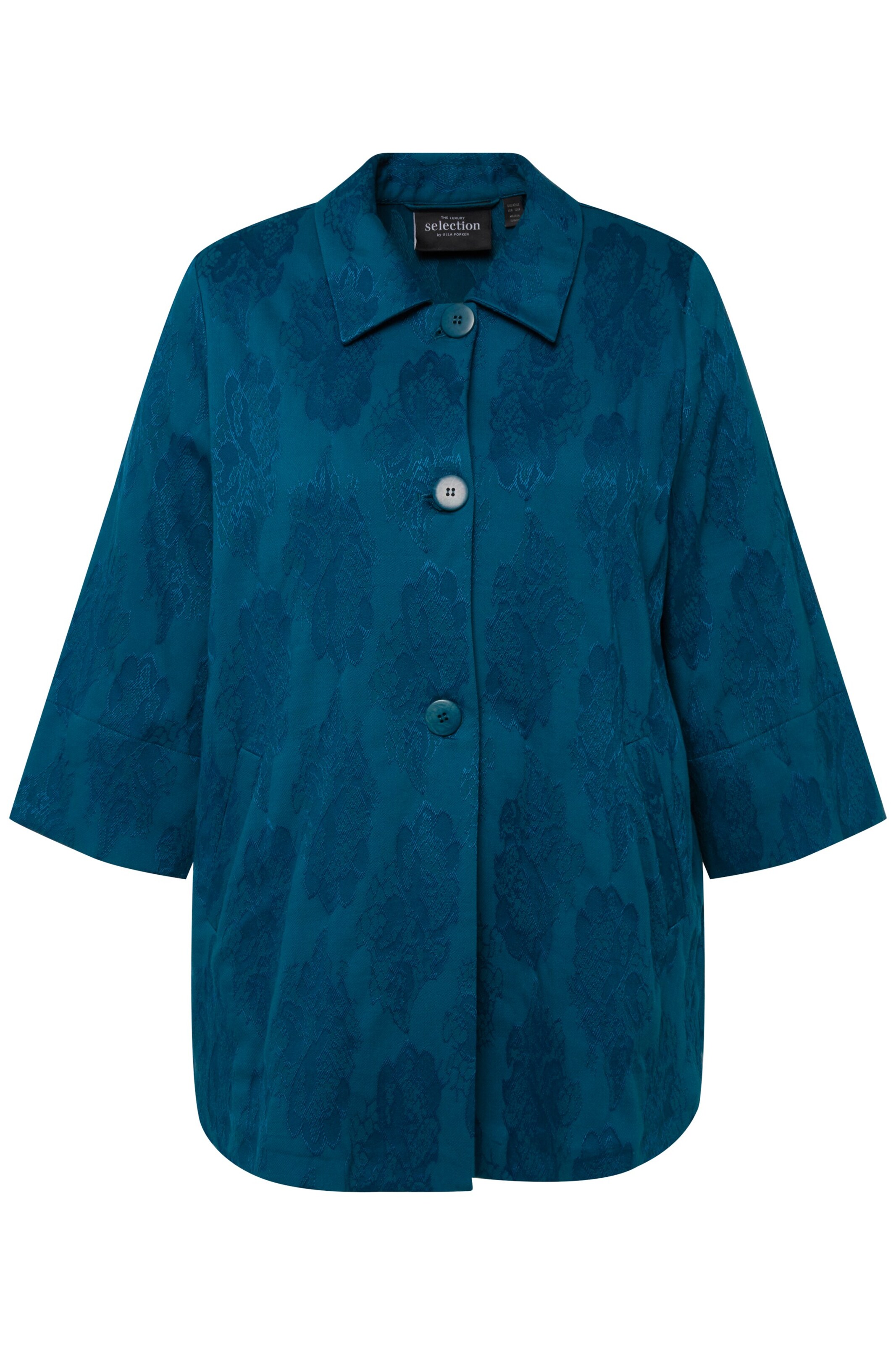 Veste mi-saison Ulla Popken en bleu : devant