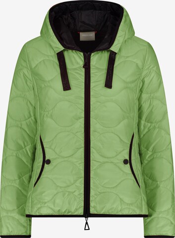 Amber & June Between-Season Jacket in Green: front