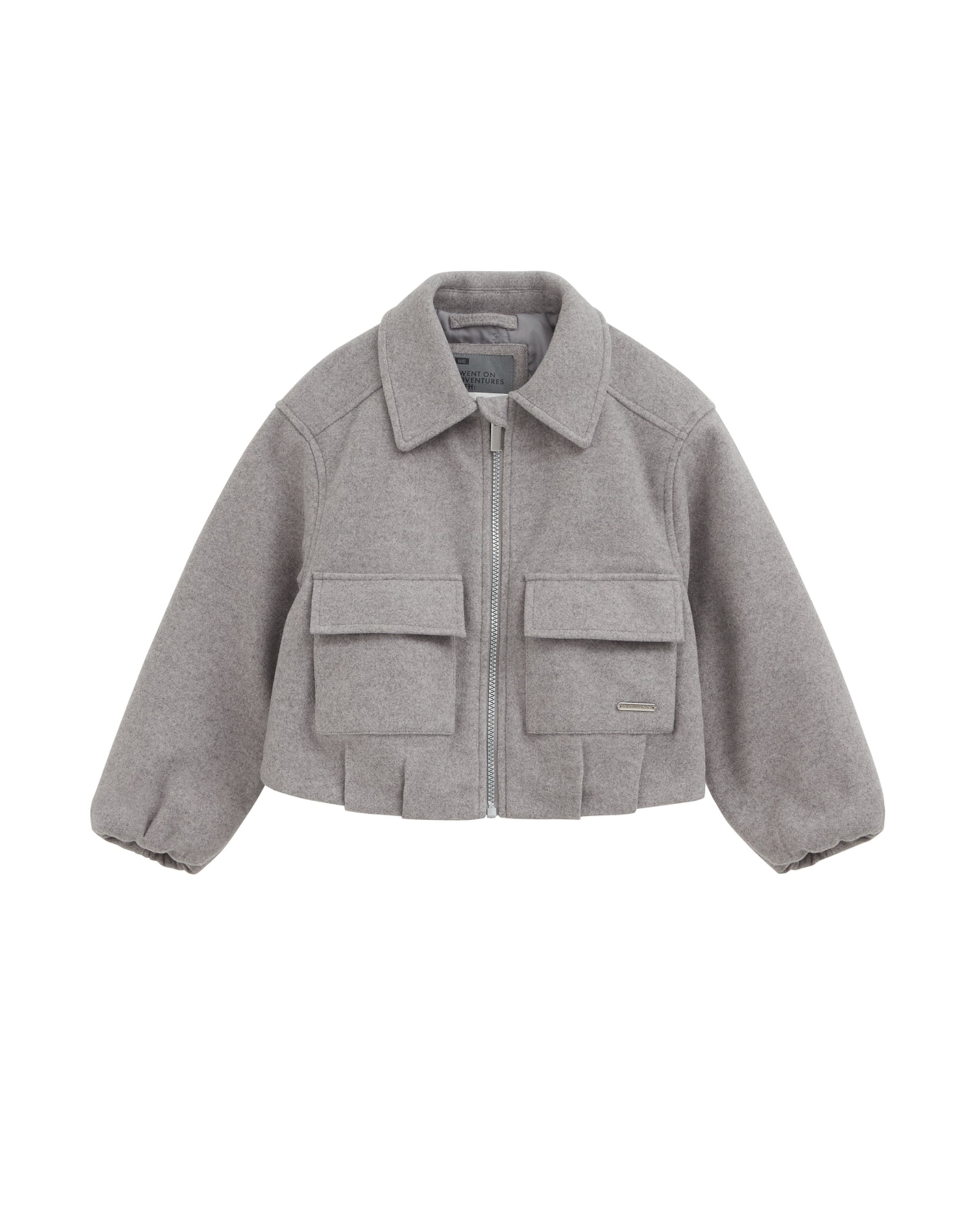 Giacca di mezza stagione di WE Fashion in grigio: frontale