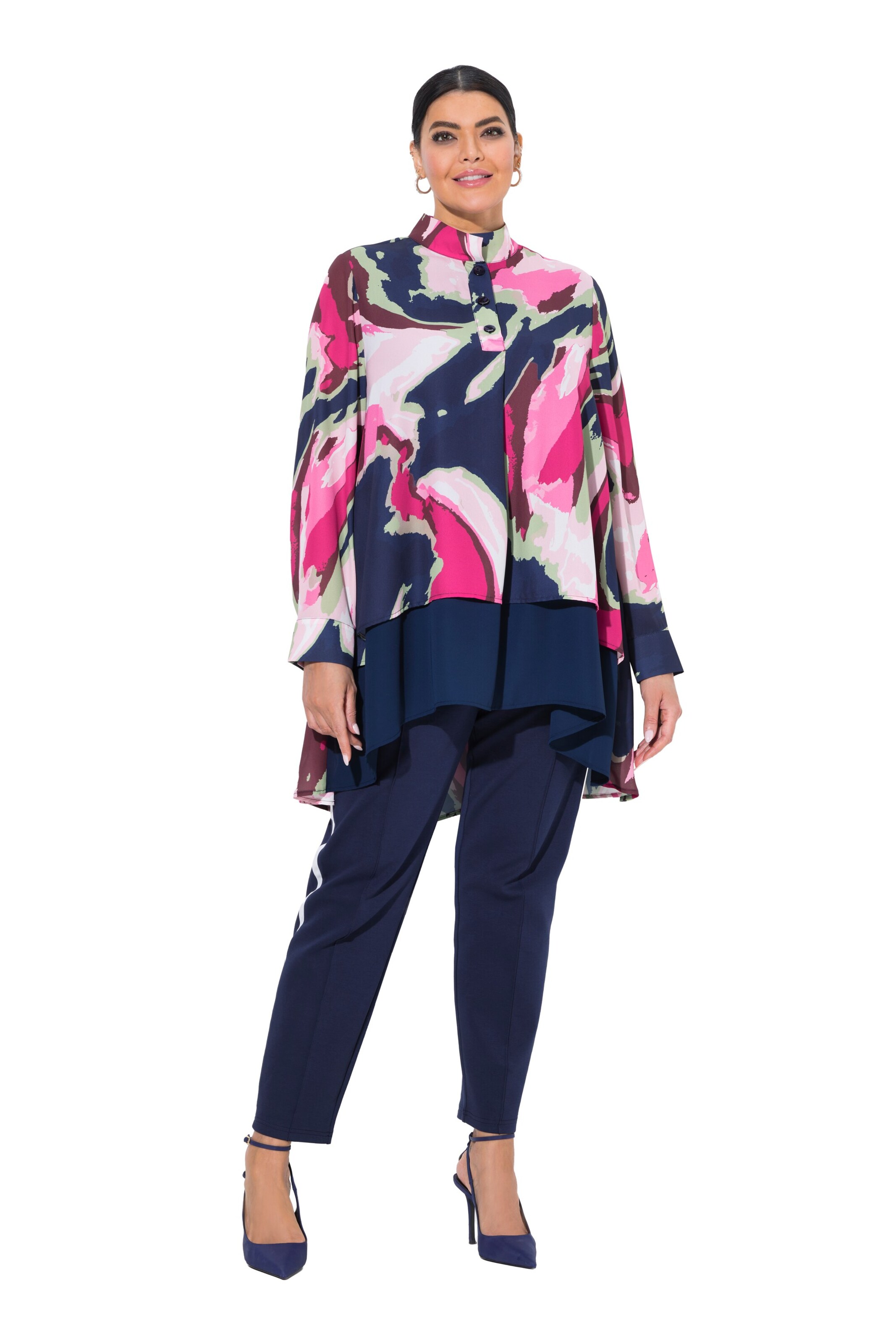 Ulla Popken Blouse in Mixed colours: front
