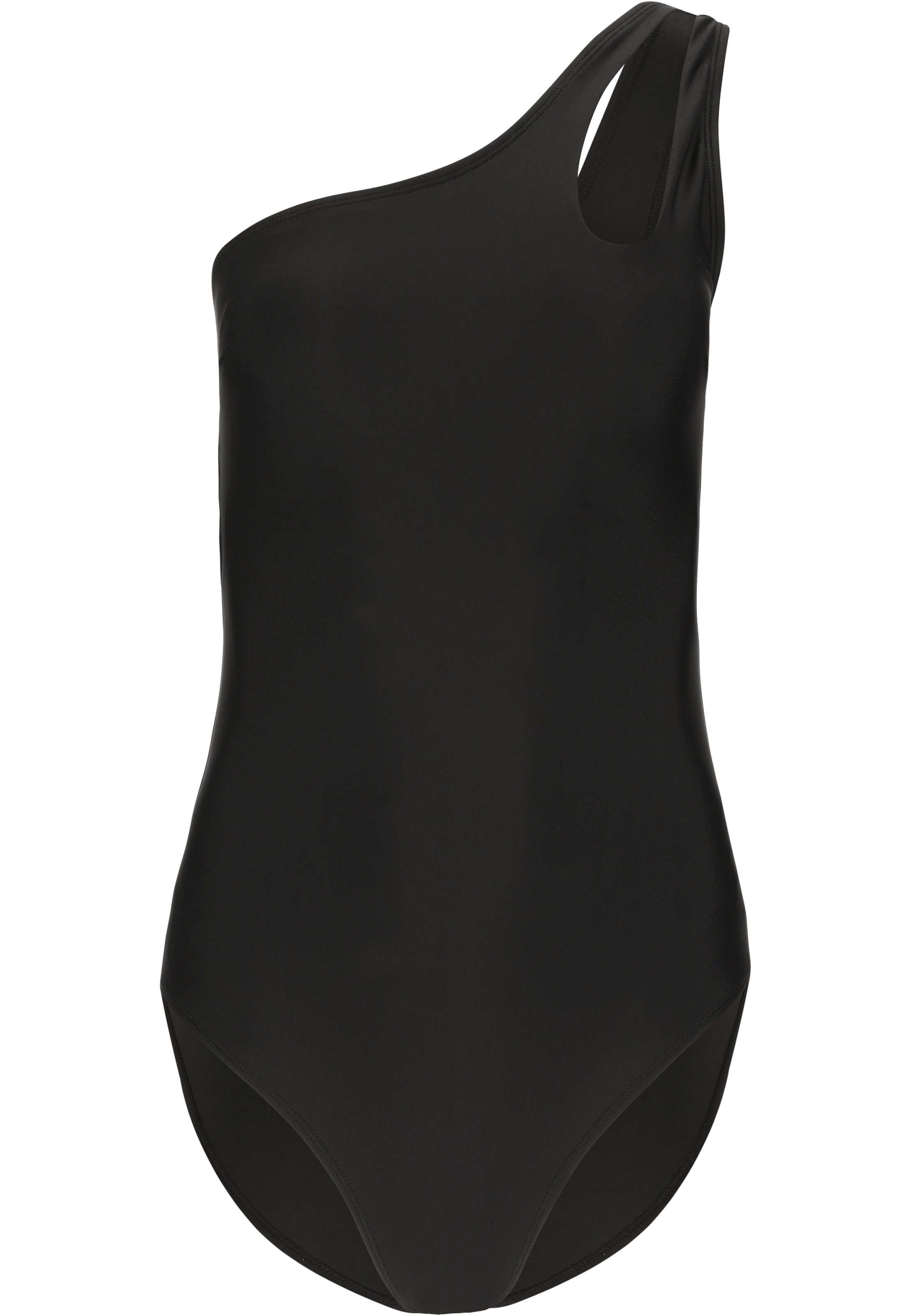 Athlecia Badeanzug 'Luyana' in Schwarz: Vorderseite