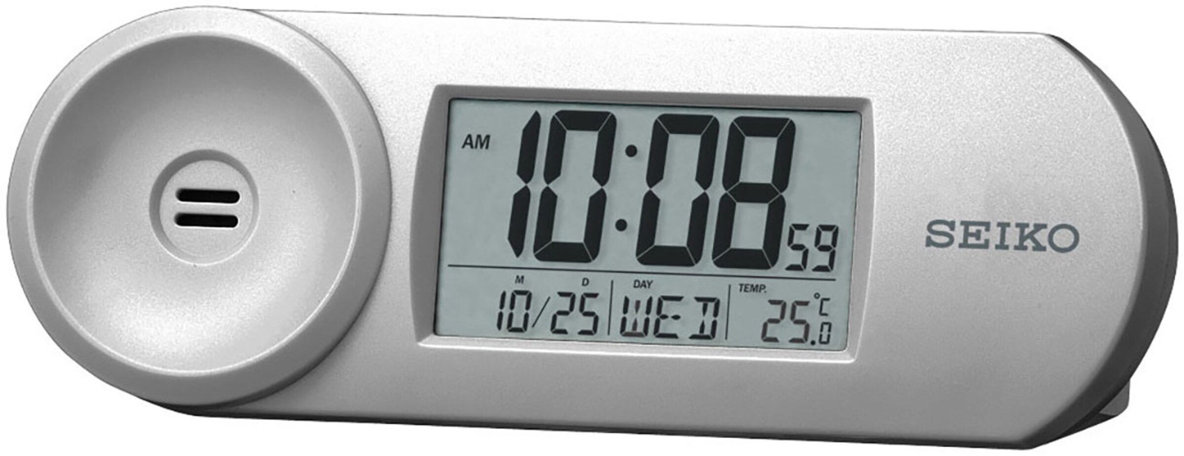 SEIKO Quarzwecker in Weiß: Vorderseite