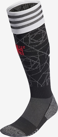 Chaussettes de sport 'Manchester United 23/24' ADIDAS PERFORMANCE en noir : devant