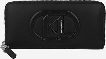 Karl Lagerfeld Wallet in Black: front