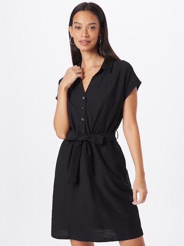 ESPRIT Shirt Dress 'Vaca' in Black: front