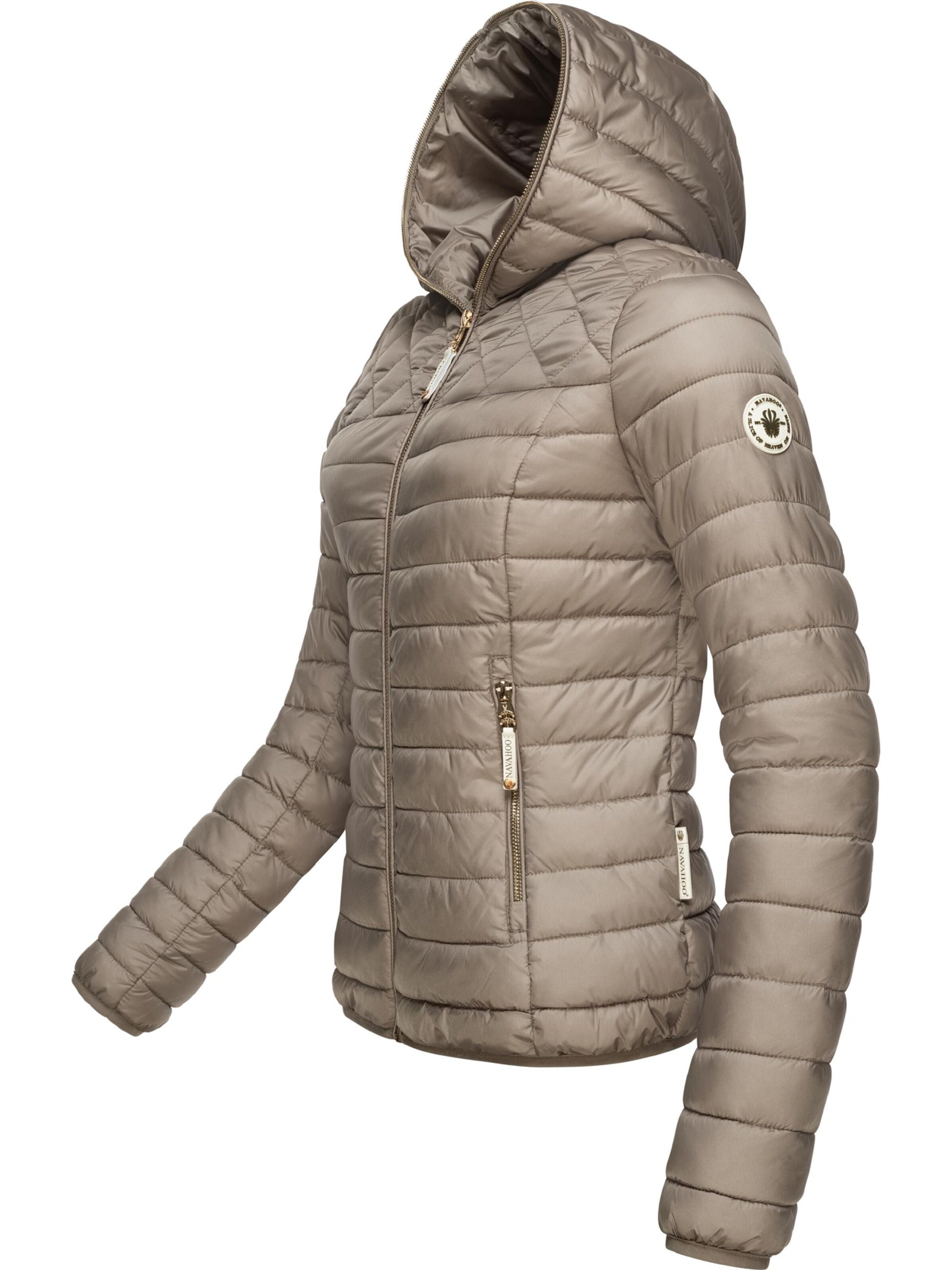 NAVAHOO Φθινοπωρινό και ανοιξιάτικο μπουφάν 'Ich Bin Hübsch' σε γκρι