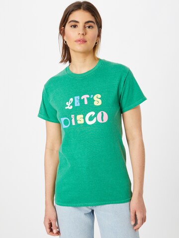 T-shirt Nasty Gal en vert : devant