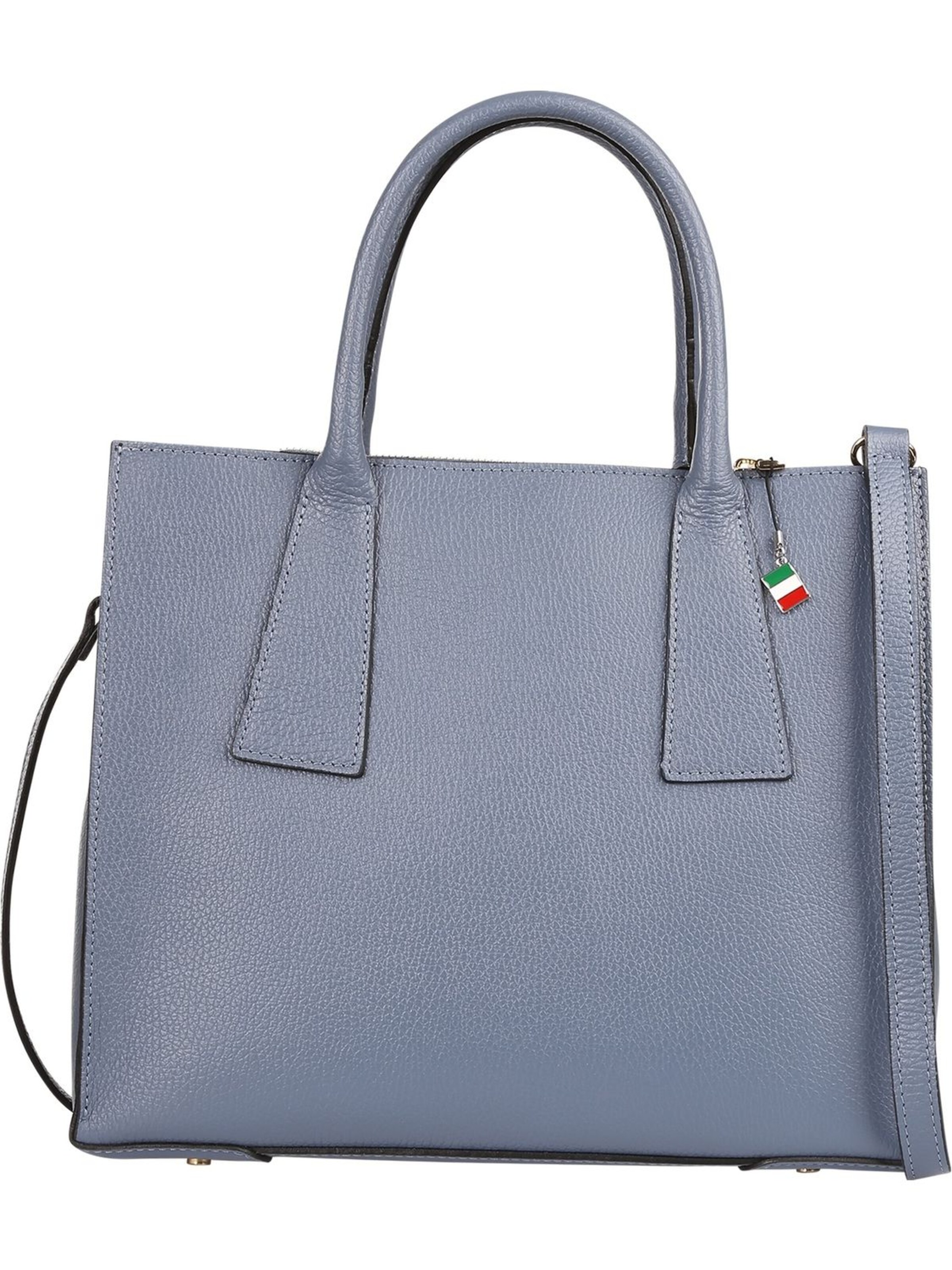 Florence Handtas in Blauw: voorkant