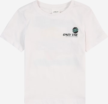 T-Shirt s.Oliver en blanc : devant