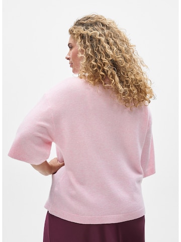 Pullover 'Cavista' di Zizzi in rosa