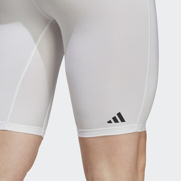 ADIDAS PERFORMANCE Skinny Sporthose in Weiß